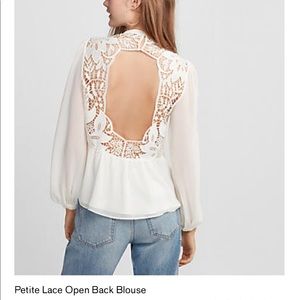 Express Open Back Blouse sz Small